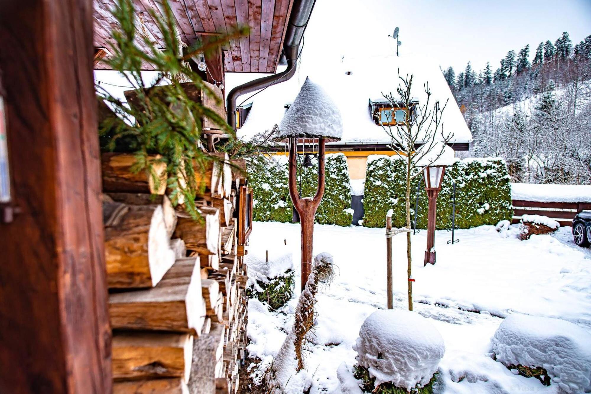 Penzion A Restaurace Stare Casy Górna Beczwa Zewnętrze zdjęcie